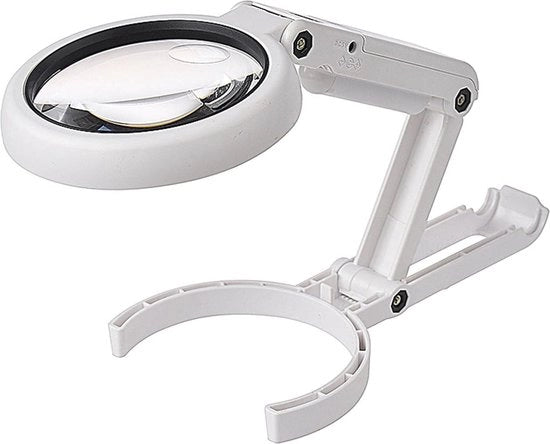 Vergrootglas con Illuminazione - Leesloep - Illuminazione a LED - Ricaricabile via USB