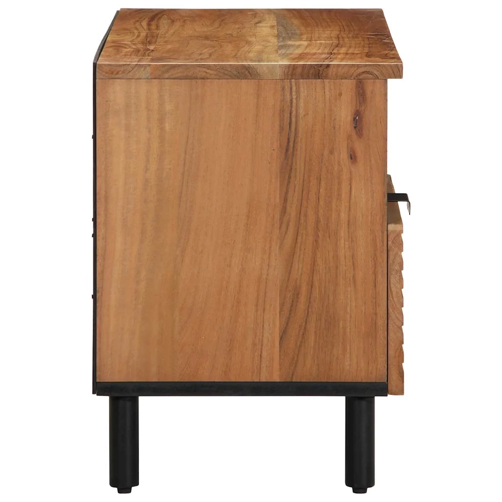 Unità TV Legno di Acacia Massello Legno multistrato 4017773