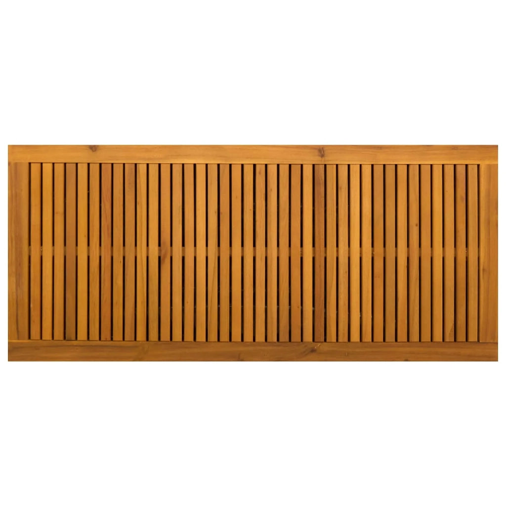 Scatola di Stoccaggio per Giardino 185 L 113 x 50 x 56 cm Beige 42002720