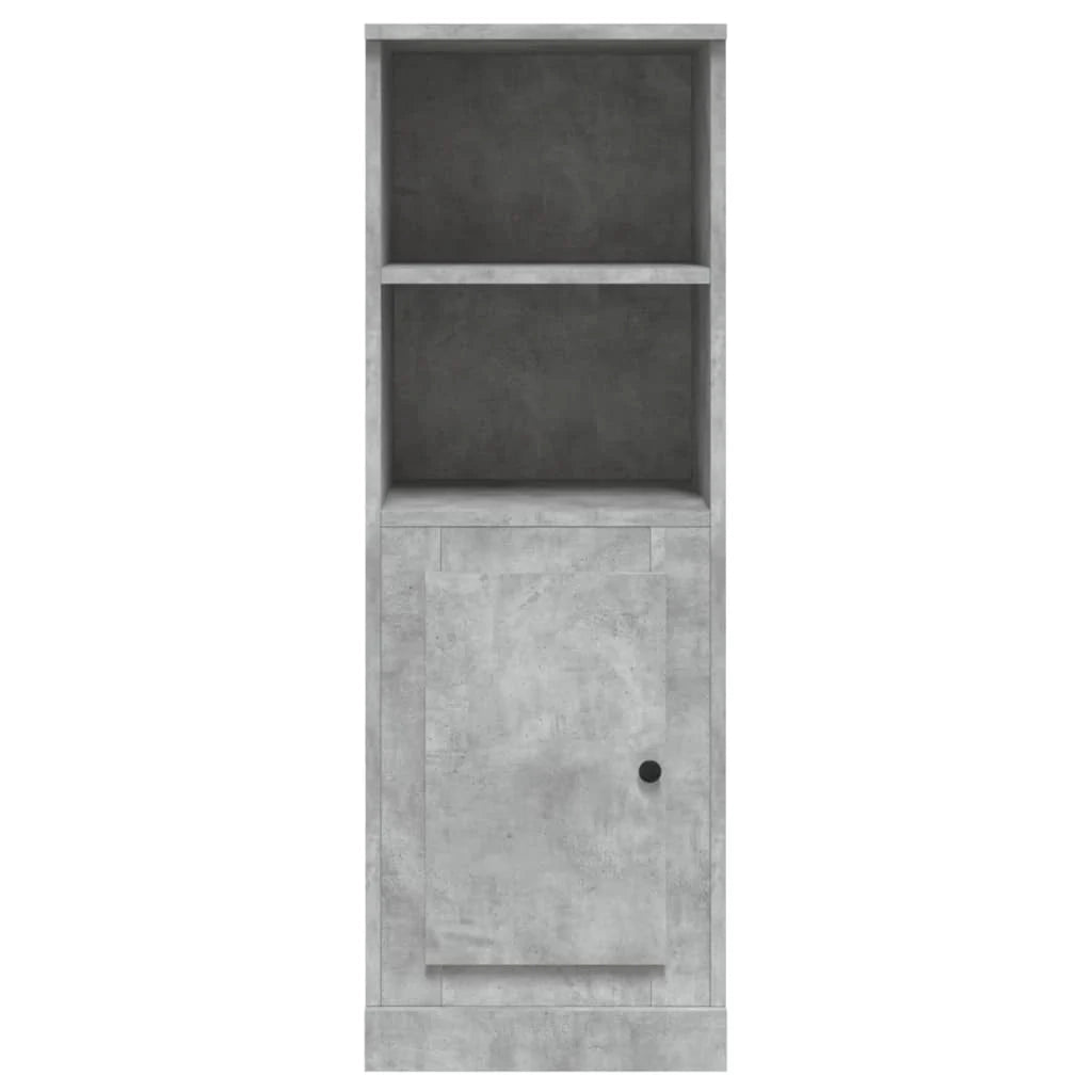 Buffet credenza cassettiera mobiletto mobile contenitore organizer per cucina soggiorno salotto alto 36 x 35,5 x 103,5 cm legno ingegnerizzato grigio 02_0034430