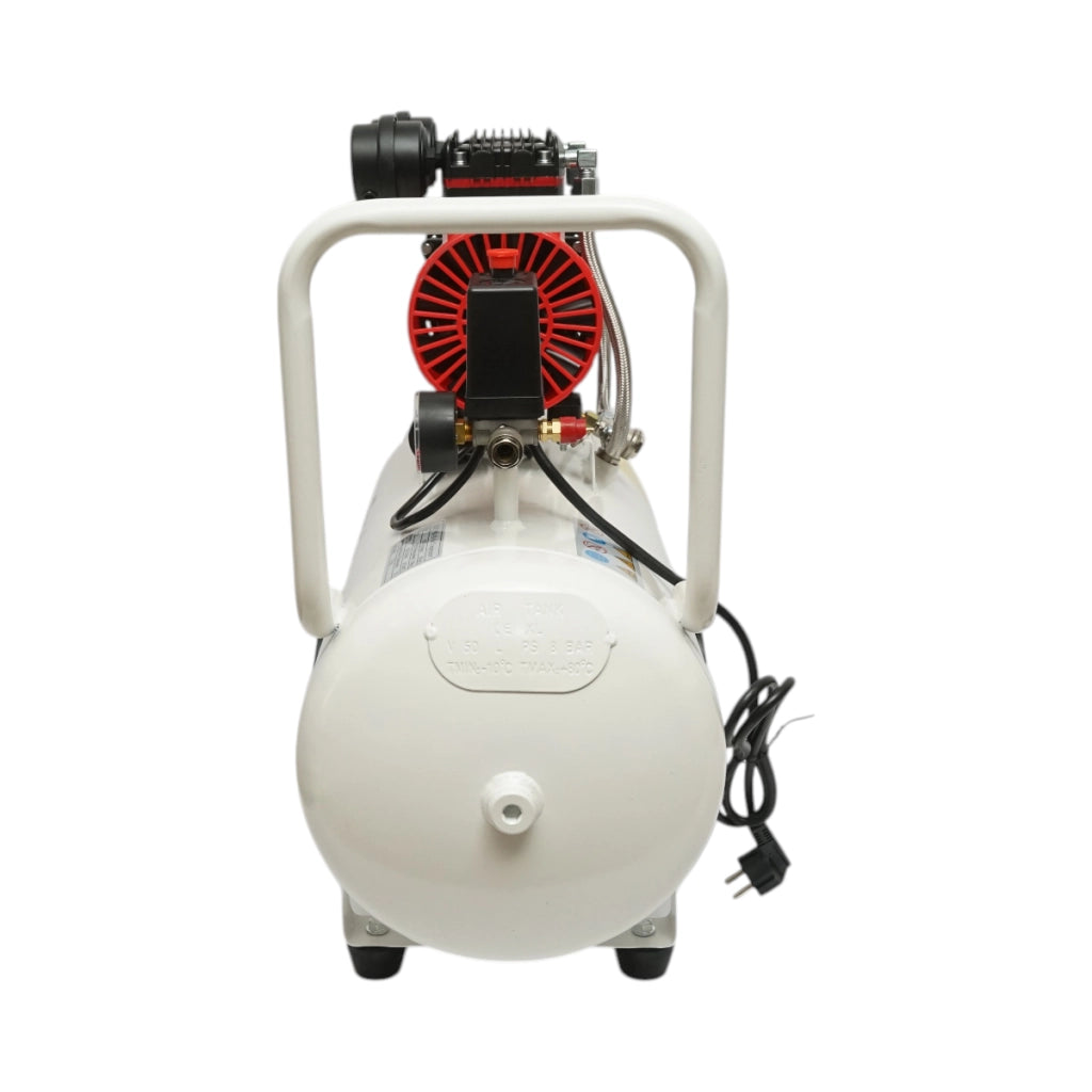 Compressore d'aria da 50 l, motore a 2 cilindri da 1,5 kW/2,1 CV, pressione massima 8 bar, volume d'aria aspirata 155 l/min Breckner Germany