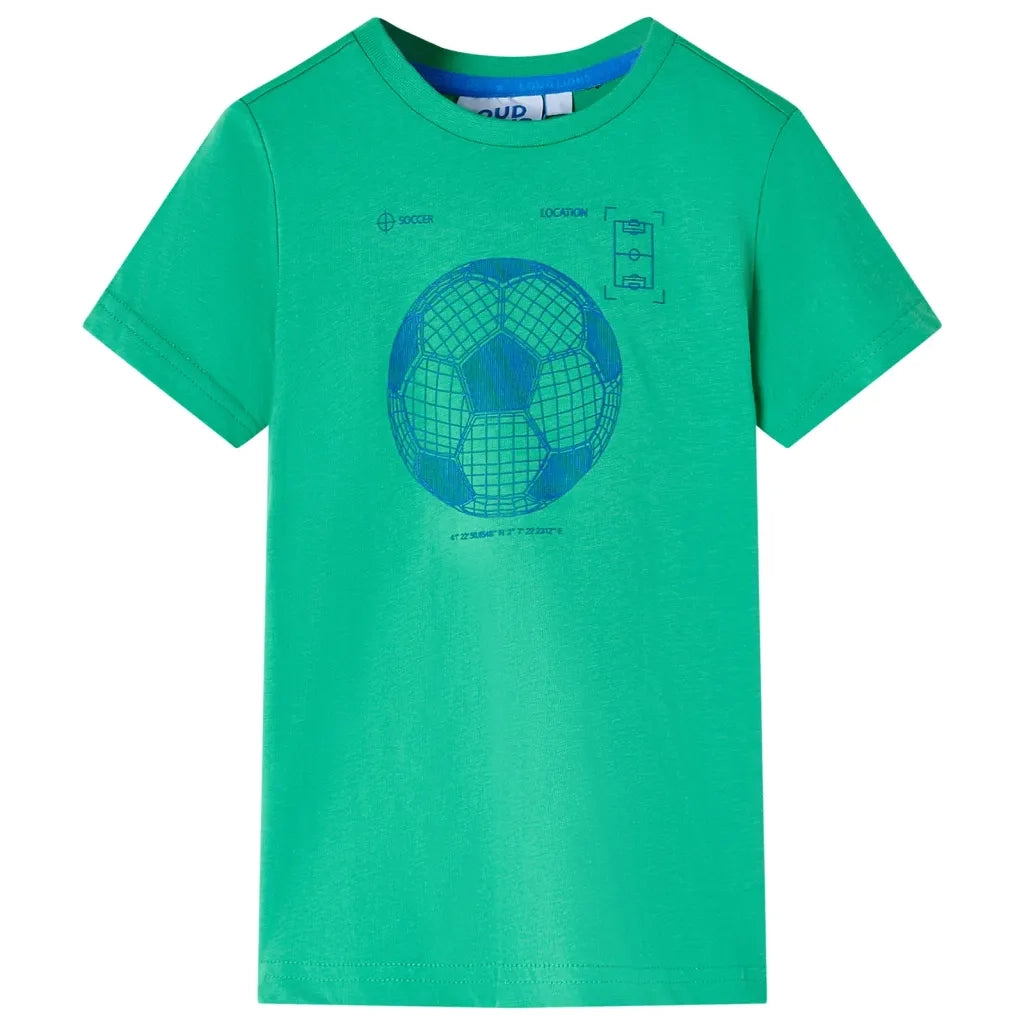 Maglietta da Bambino Verde 140cod mxl 85232