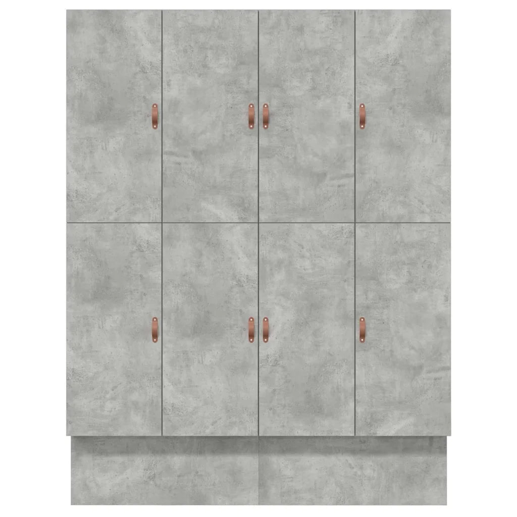 Struttura letto con contenitore con porta Grigio cemento 180 cm 3335664