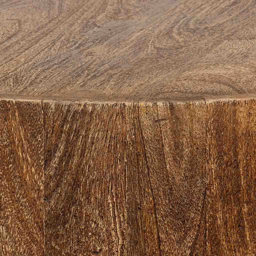 Tavolino da caffè in legno marrone 95x95x48h cm