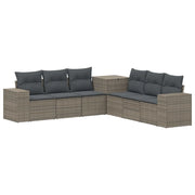 Set di divani 7 pcs Grigio e Grigio Scuro 3448844