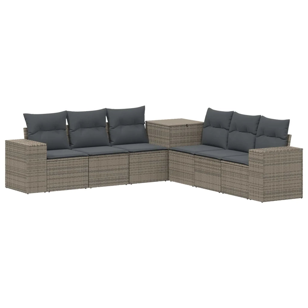 Set di divani 7 pz Grigio e Grigio Scuro 3448844