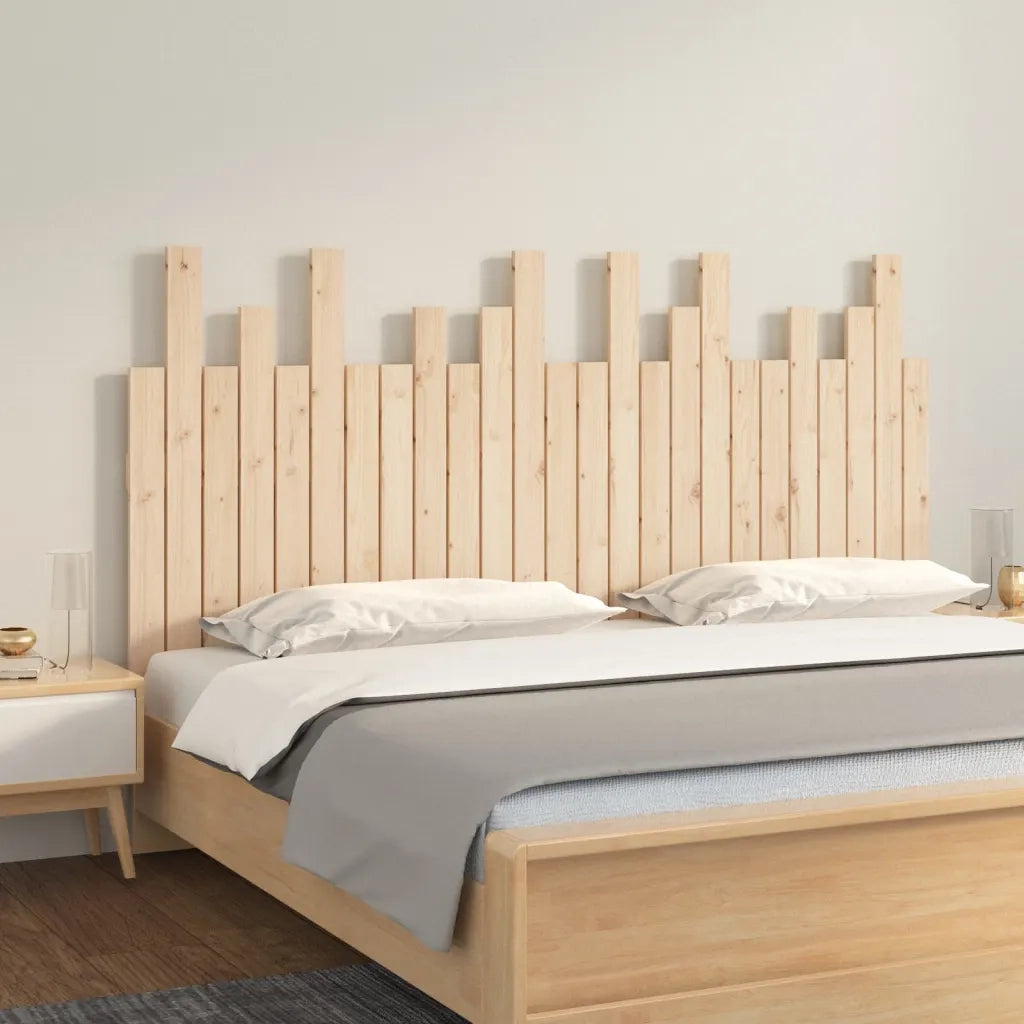 Testiera da Parete 159,5x3x80 cm in Legno Massello di Pinocod mxl 94781