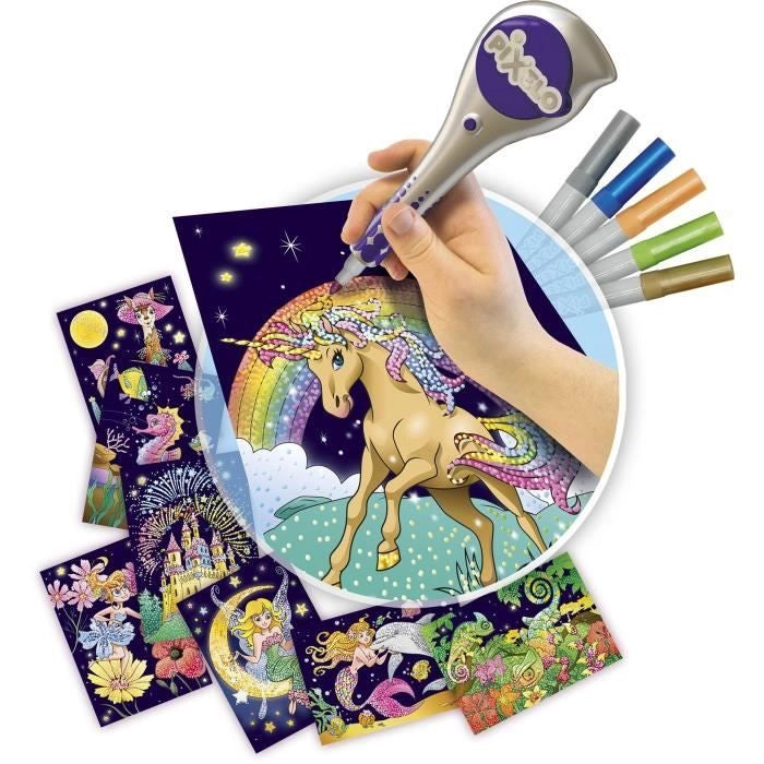 LANSAY Pixelo Coloring gioco Scatola di metallo - Mista - da 6 anni