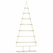 Albero di Natale in metallo con supporto-Decorazioni natalizie Oro 210 cm 636629
