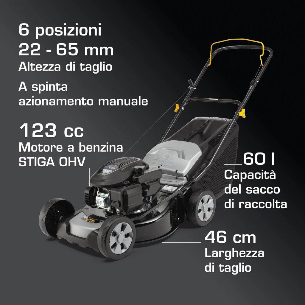 Rasaerba a Scoppio Cc. Alpina AL446 a 123 kw 1,9
