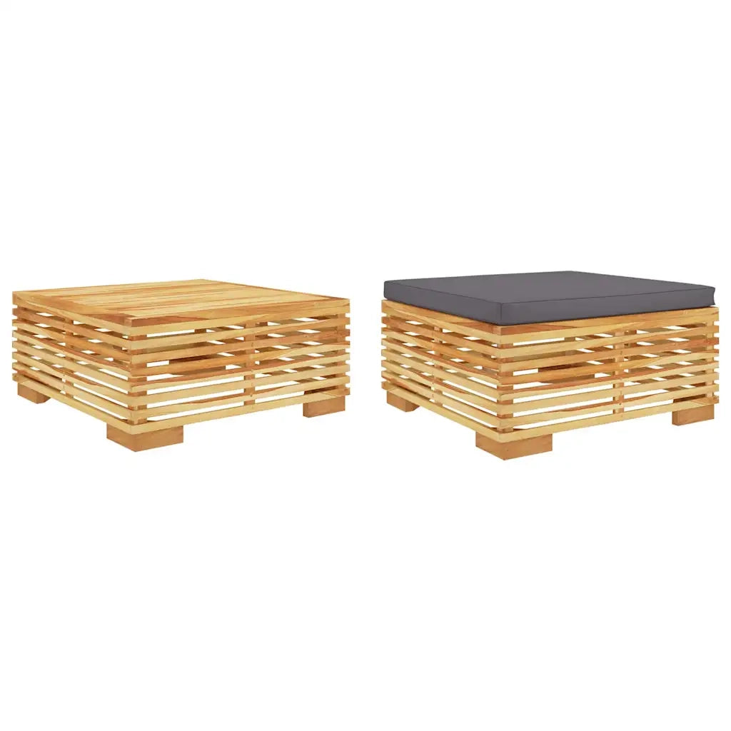 Salotto da Giardino-Set Divani da Giardino 2 pz in Legno Massello di Teak 149323