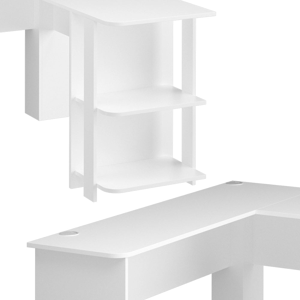Vicco Scrivania angolare Bianco 140 x 140 cm