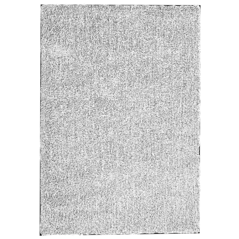 Tappeto shaggy grigio 160 x 230 cm moderno tappeto rettangolare trapuntato a Pelo Lungo