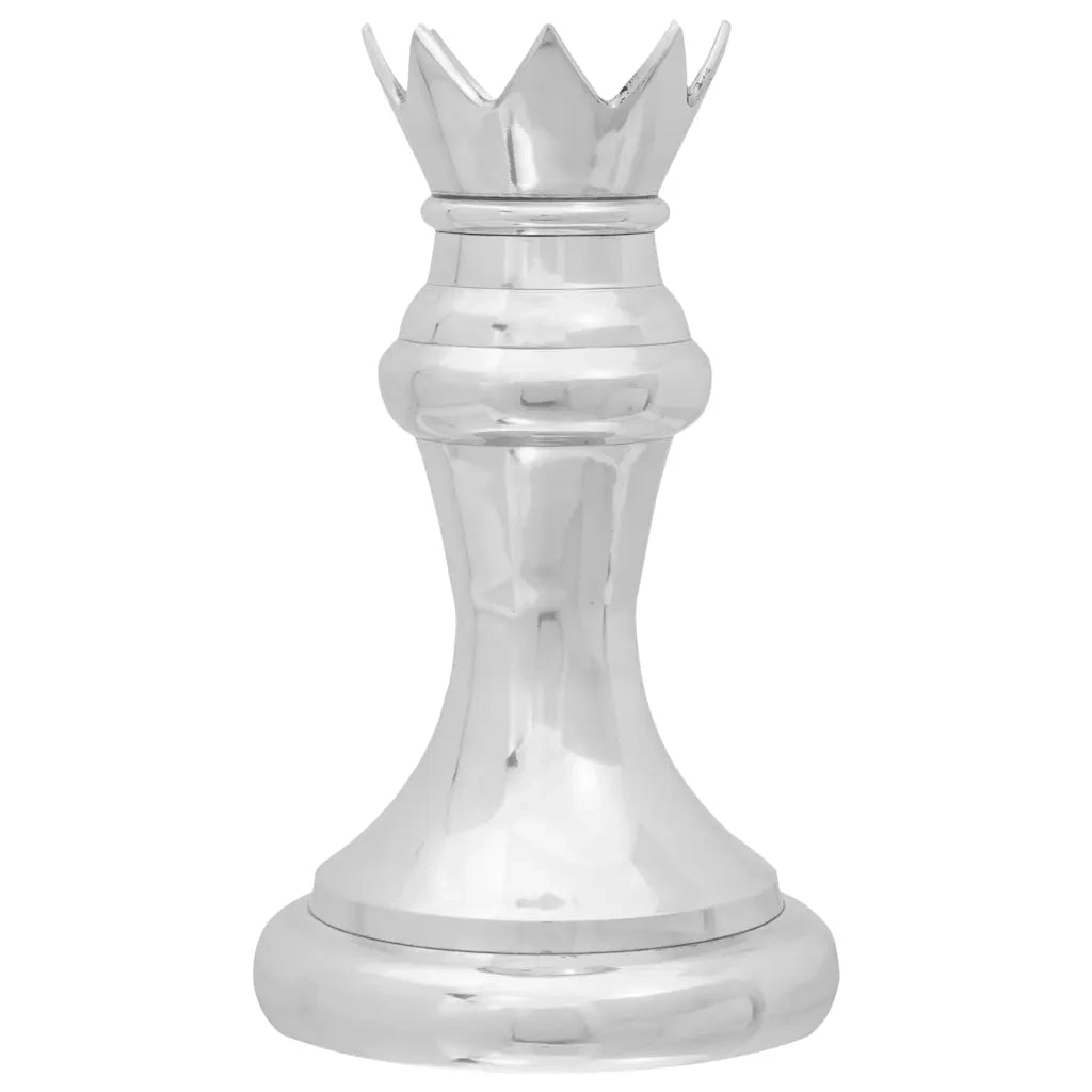Sculture 2 pcs Argento 17 x 17 x 42 cm Alluminio 42000148