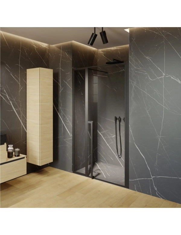 Porta doccia a battente in nicchia LUCID 104 RIHO 120x200 cm