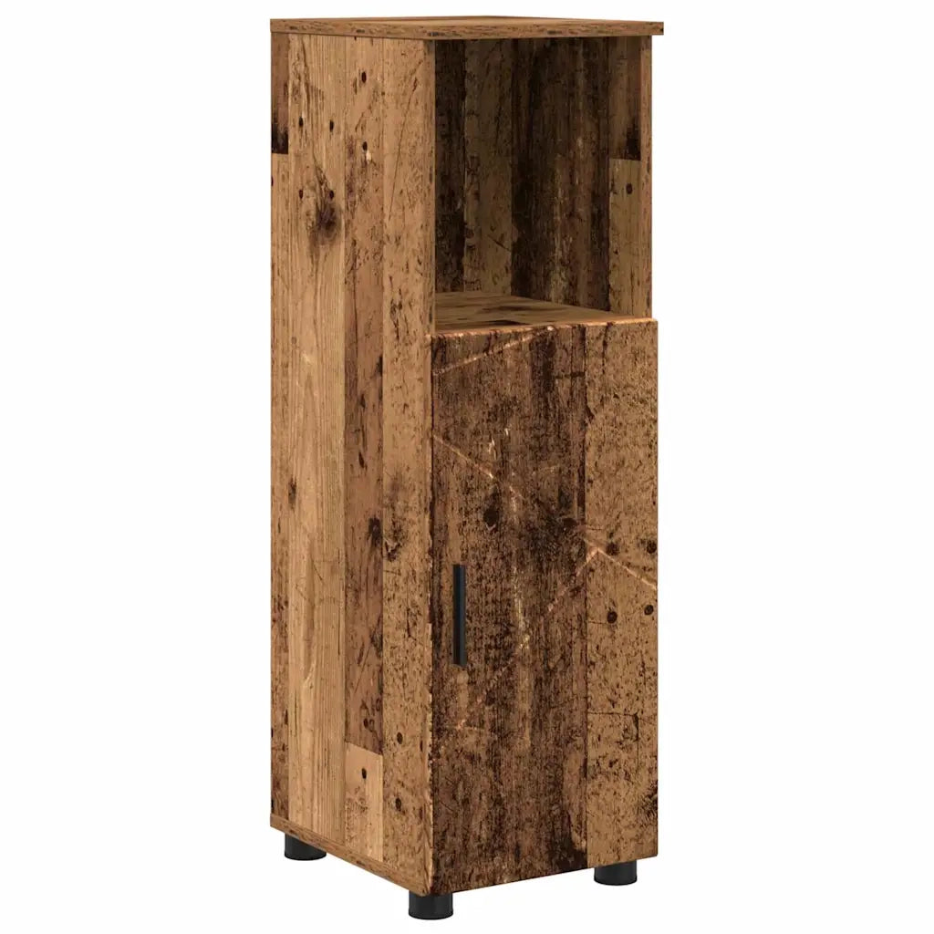 Set di mobili per il bagno con cassetto 5 pcs Legno vecchio