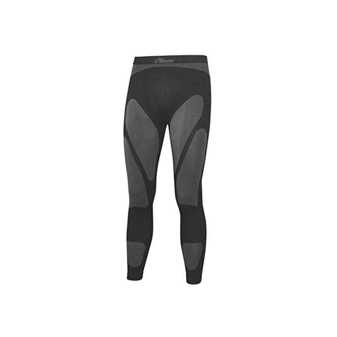 U-Power WSK140BC Chamonix Calzamaglia Termica Stretch Traspirante Antibatterica Unisex taglia L-XL colore Black Carbon