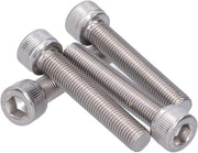Set di 4 Viti a Capocchia a Testa a Cilindro M10 A2 RVS con Fissaggio Fine 1.25mm - Lunghezza 55mm