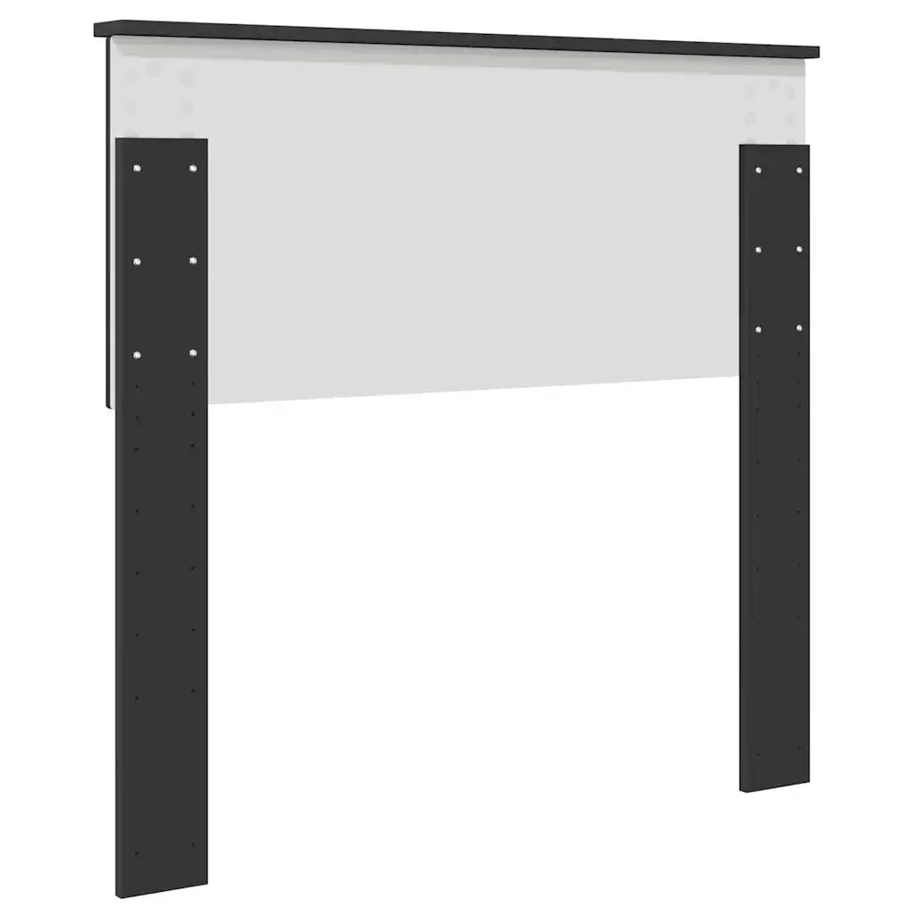 Testiera-Testata-Testiera Decorativa Rovere Nero 75 cm Legno multistrato 406112
