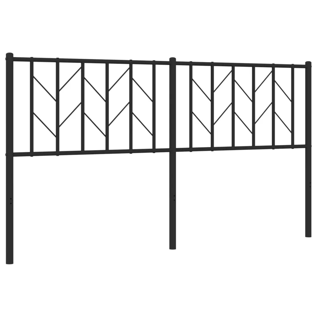 Testiera di Ricambio in Metallo Nero 160 cm 374472