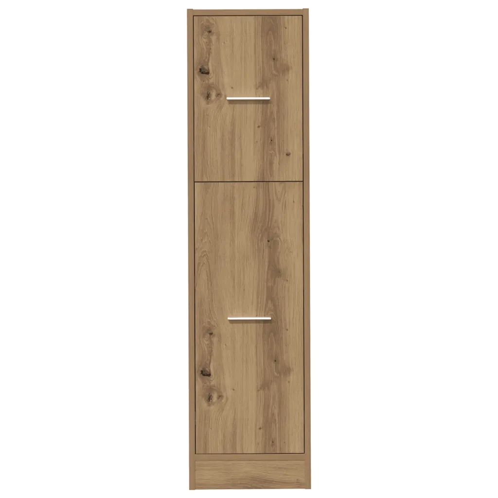 Armadietto da Farmacia Rovere 30x41x118 cm in Truciolato