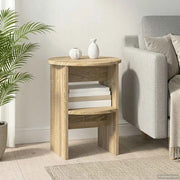 Mobile laterale Rovere Sonoma Ø40 x 50 cm Legno ingegnerizzato 899820