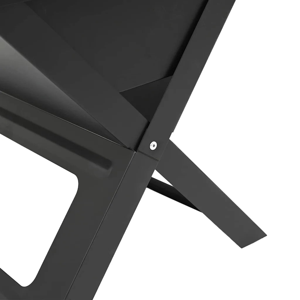 Griglia da Esterno Nero 46 x 31 x 31 cm Acciaio CFW5459231