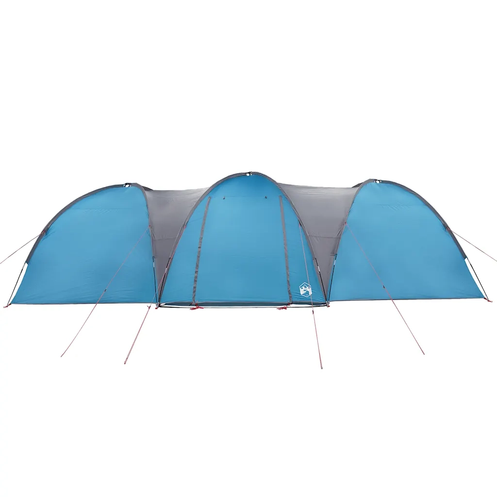 Tenda da Campeggio a Cupola per 8 Persone Blu Impermeabile
