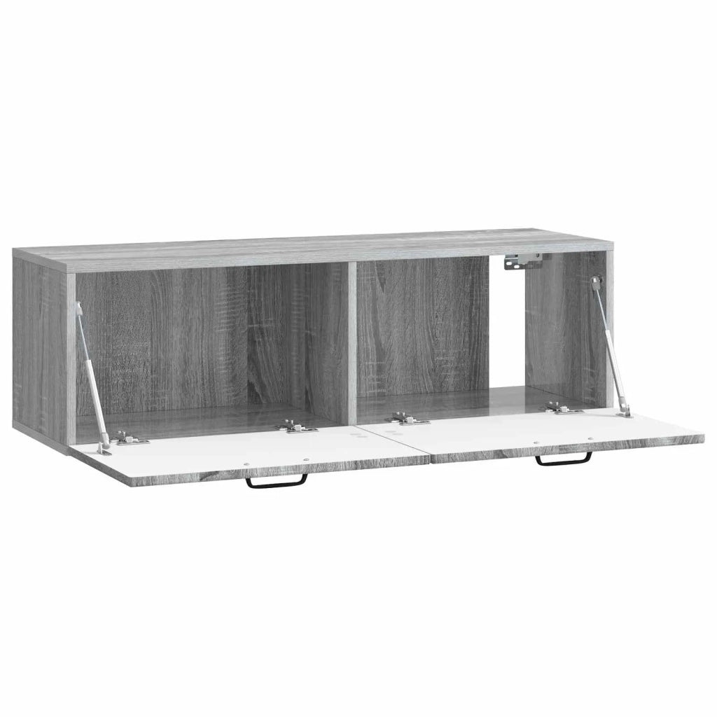 Mobile Porta TV da Muro Grigio Sonoma 98 x 31 x 30 cm