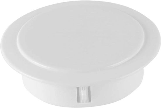 Diametro esterno 100mm Copertura di gomma per tubi di condizionamento d'aria decorativa - Capo di plastica bianca - Protezione per estremità dei tubi