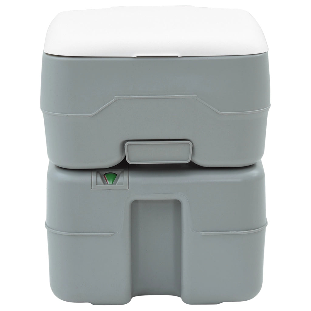 Toilet da Campeggio corpo grigio+coperchio bianco