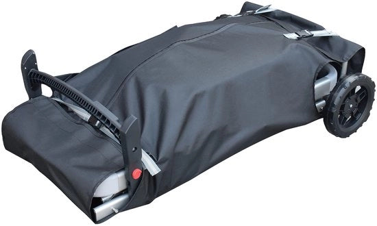 Cassa grill per Weber Traveler, nera, robusta, impermeabile, tessuto 600D Oxford, sacchetto portatile
