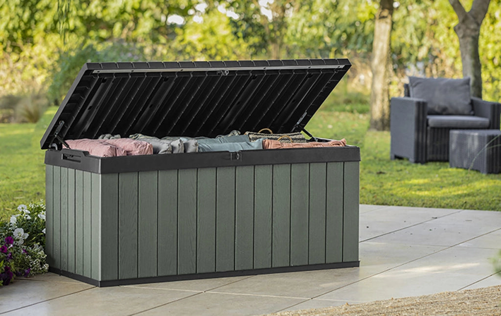Baule da Esterno Keter Darwin 120 142,5x65,3x64,3 cm in Evothech+ Verde
