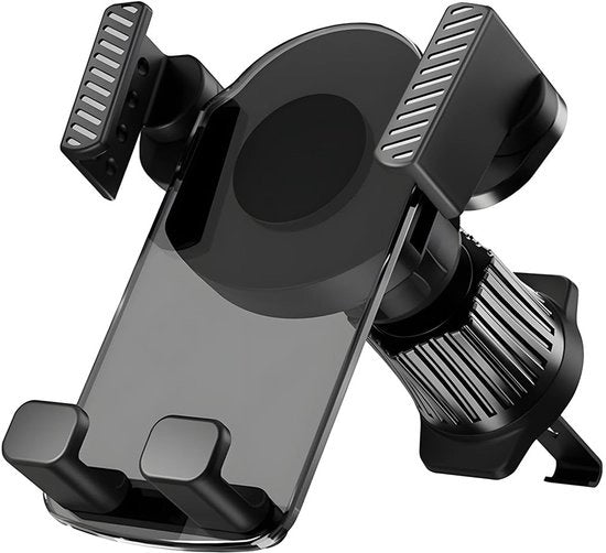 Supporto per Telefono a Gravità - Osservatorio per Telefono Auto - Rotazione 360° - Compatibilità Universale - Nero/Arancione - Peso Leggero 75g - Supporto per Auto