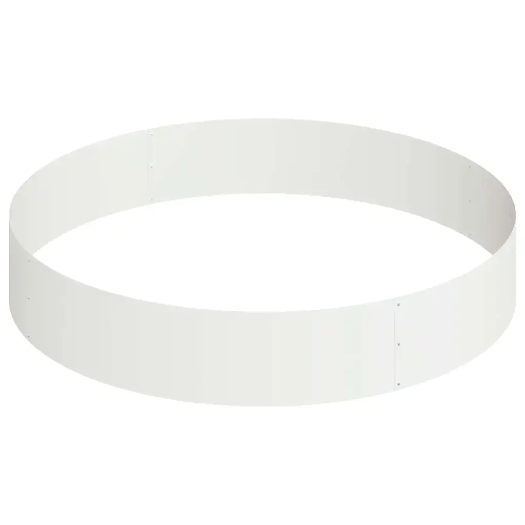 Vaso da giardino Bianco 120 x 120 x 20 cm 873656