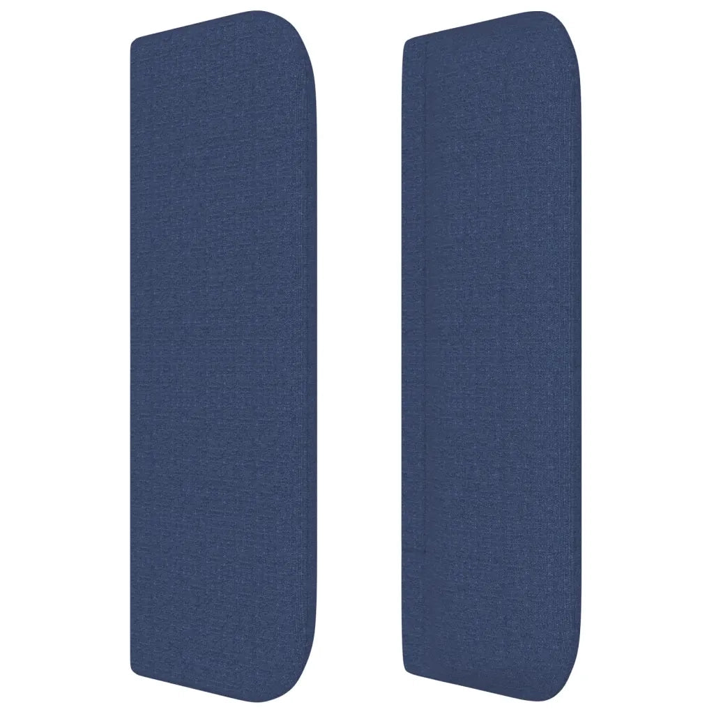 Testiera ad Orecchio Blu 103x16x78/88cm in Tessuto