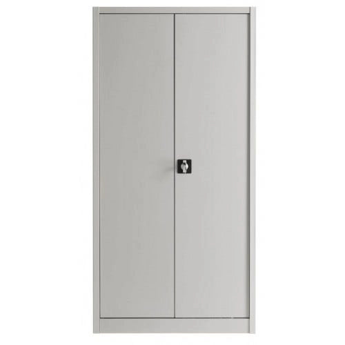 Armadio ad ante battenti per archiviazione con 4 ripiani regolabili rinforzati cm. 120x60x200H