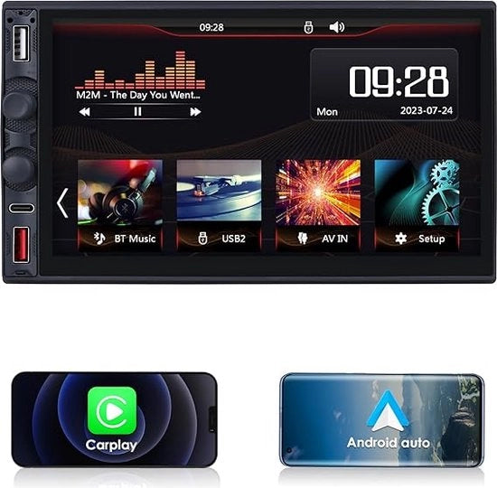 Connettività senza fili per visualizzazione della musica del telefono e navigazione in auto - Handsfree Controllo - Installazione facile - Guida sicura - Streaming audio migliorato