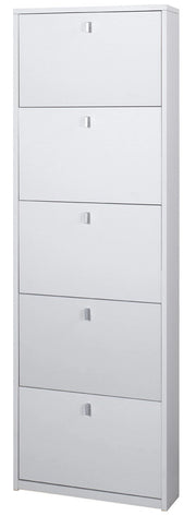 KIT SCARPIERA 5 ANTE A RIBALTA H190 L63 P18 Cm FINITURA BIANCO SARMOG Sk555k