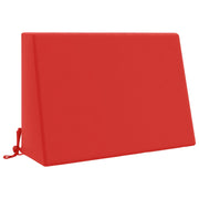 Cuscino schienale SOEST 100% Poliestere Rosso 60 x 20 x 40 cm 946785