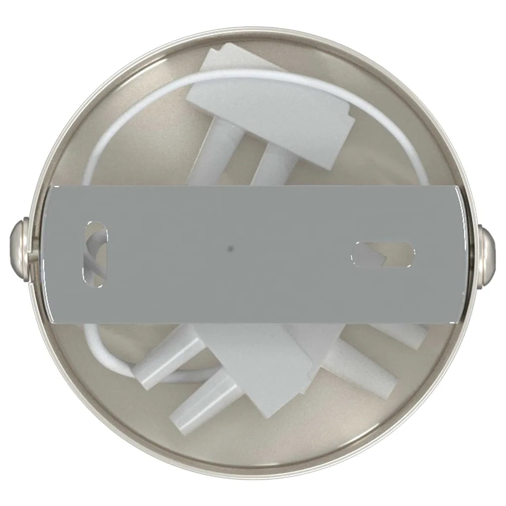 Faretto da soffitto Nichel 6 x 6 x 16 cm Metallo CFW9888406