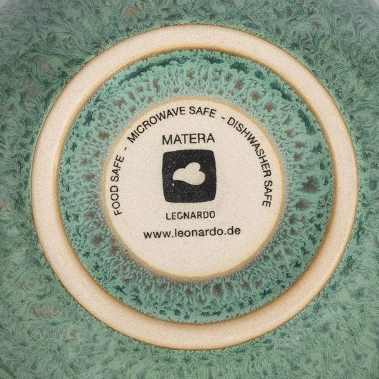 Scaletta ceramica 12 cm verde set da 6 - 018583 Set di scodelle Matera