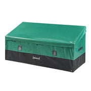 Baule da giardino per esterni 560 litri 155 x 64 cm verde/nero 03_0009012