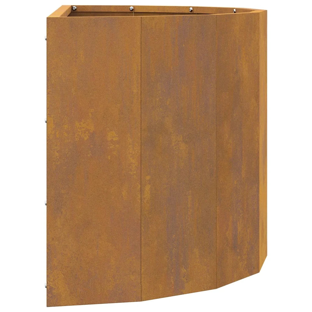 Fioriera Ruggine-Vaso-Contenitore per Piante 60 x 30 x 35 cm