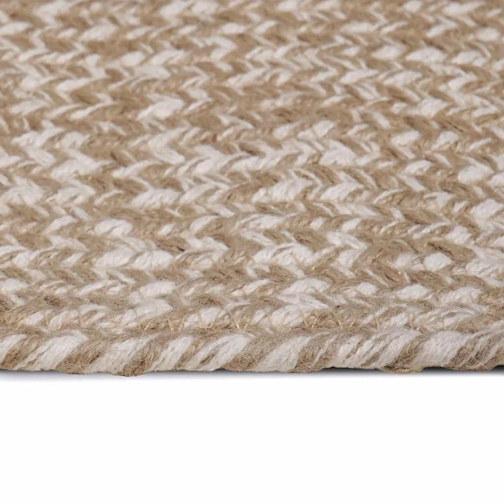 Tappeti per area Naturale e Bianco 120 x 170 cm Juta 42010478