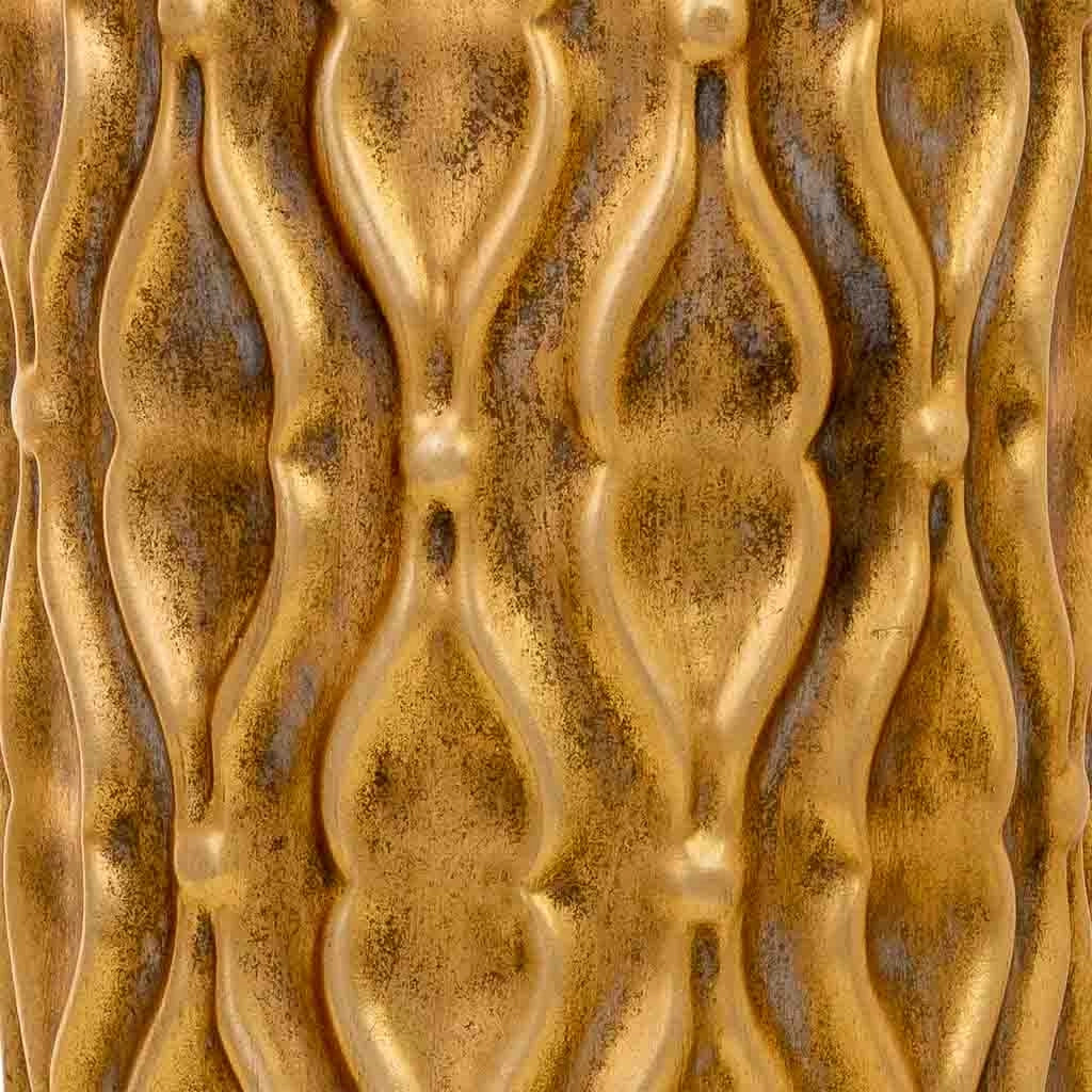 Portaombrelli metallo dorato 20x20x55h cm