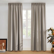 Set di tende a doppia imbottitura 2 pezzi - Isolamento termico - Isolamento acustico - 167x228cm - Stile - Tecnologia di tessitura a tre strati
