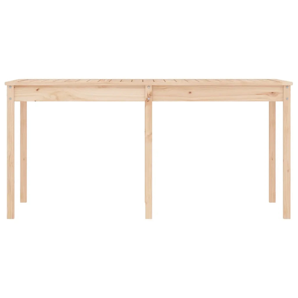 Tavolo da Giardino 159,5x82,5x76 cm in Legno Massello di Pino 823976