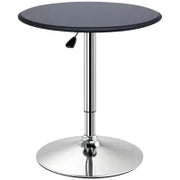 Tavolino da Bar Rotondo Girevole e Regolabile in Altezza (67-93cm)