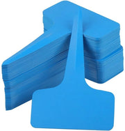 Etichette per piante - Etichette per orto - Etichette per verdura - Etichette per verdure - Set di 100 etichette per piante - etichette per piante - stecchi per piante - blu - tabelle per orto - etichette